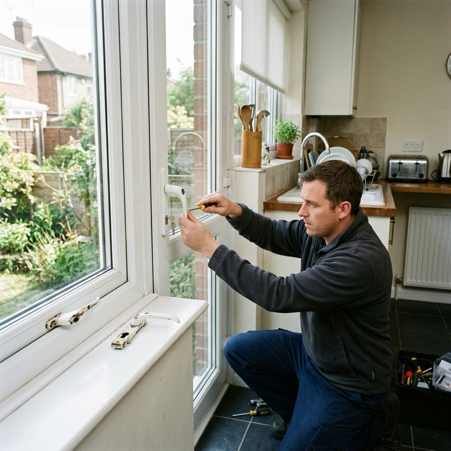 uPVC window repair in the Midlands, the North & the East